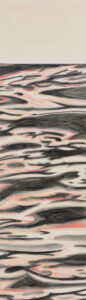 Trine Bumiller Waterline 12 acrylic/yupo 86 x 24"